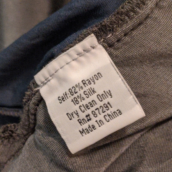 Johnny Was Elegant Black and Gray Velvet Kimono Open Cardigan - Picture 5 of 9